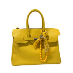 BORSA DUE MANICI PELLE