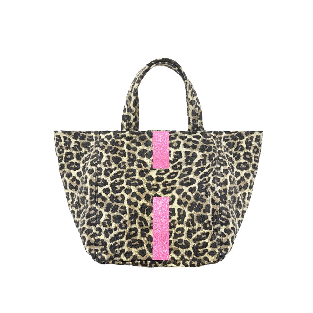 SHOPPING BAG MEDIA CANVAS MACULATA