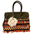 TWO-HANDLE BRAIDED BAG