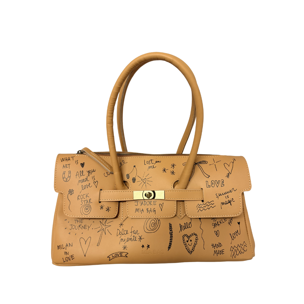 BORSA A SPALLA VERNICE