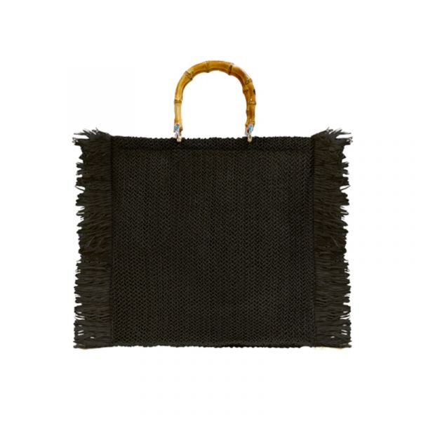 SHOPPING BAG RAFIA FRANGE