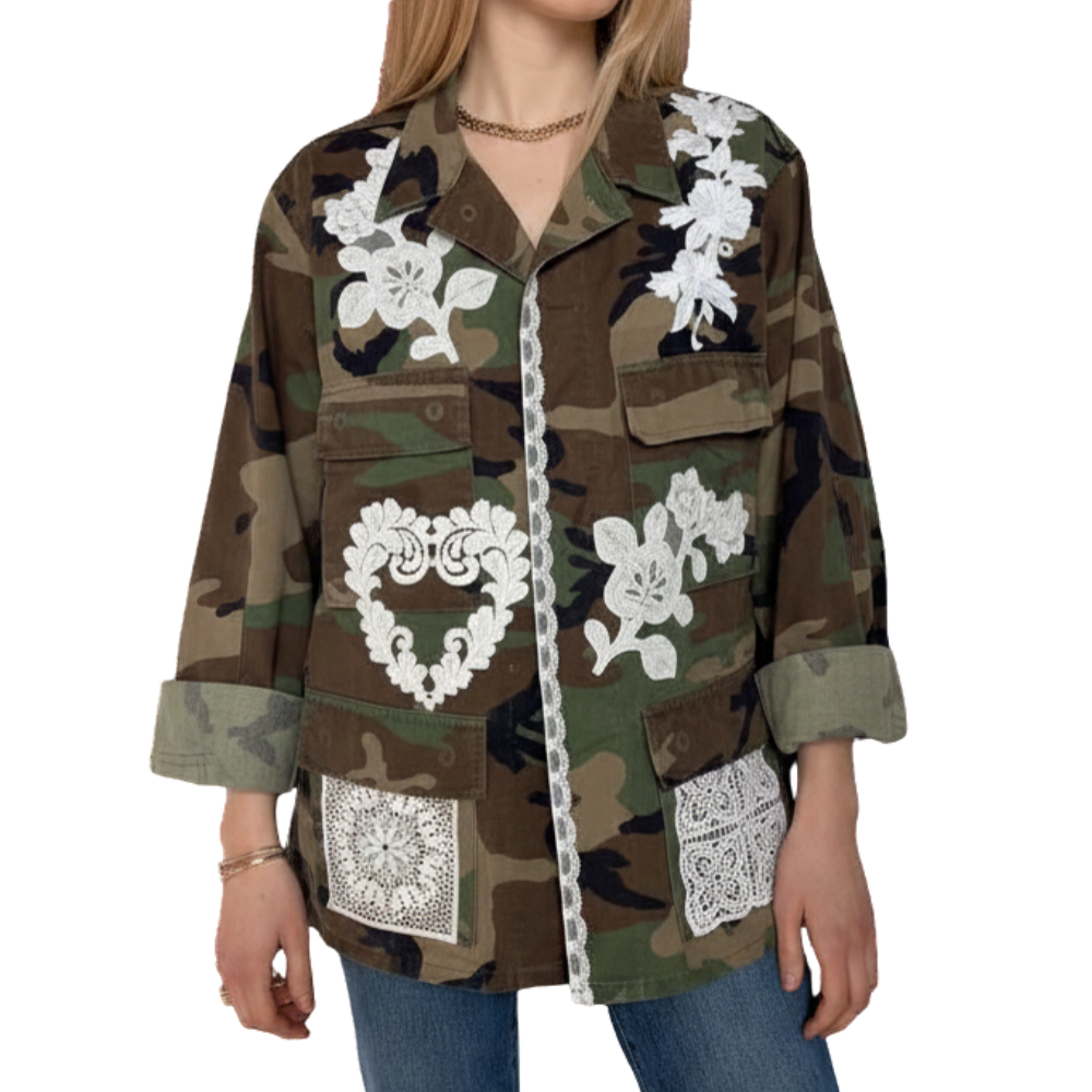 GIACCA MILITARE PIZZO