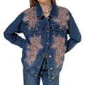 PINK PATCH DENIM JACKET