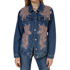 PINK PATCH DENIM JACKET