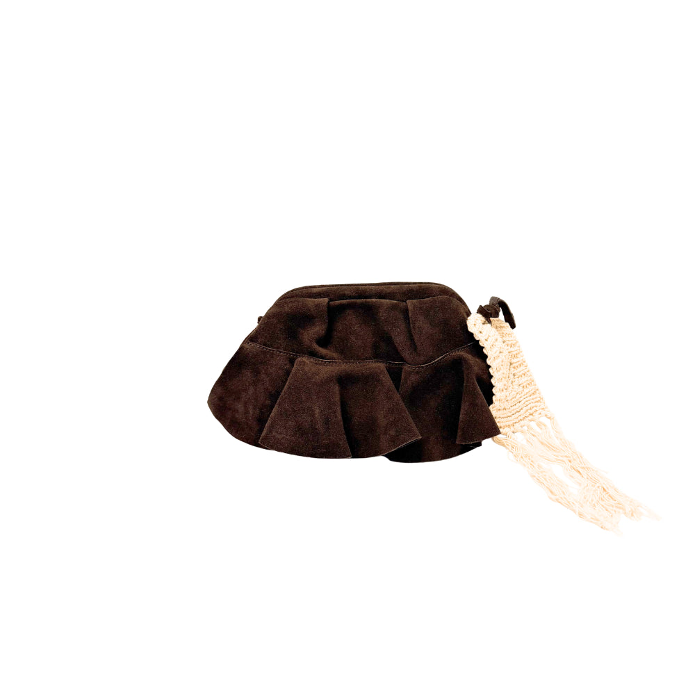 RUFFLED POUCH