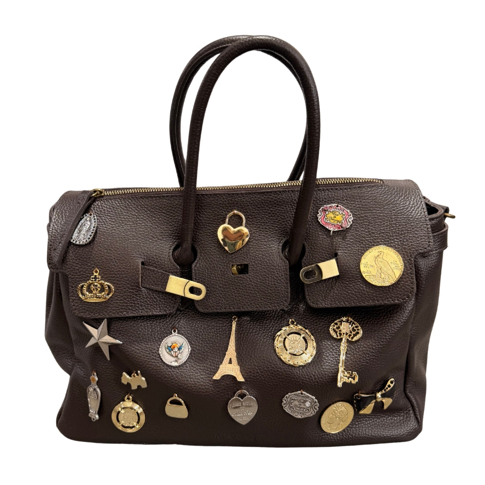 BORSA DUE MANICI ICONS PELLE