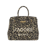 J'ADORE CANVAS TWO-HANDLE BAG