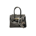 MINI CROC-EMBOSSED BAG