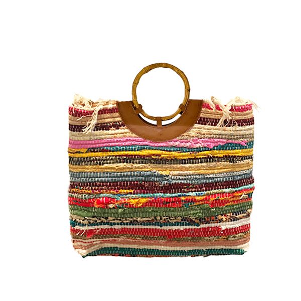 SHOPPING BAG GRANDE MANICO TONDO BAMBOO