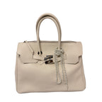 BORSA DUE MANICI PELLE