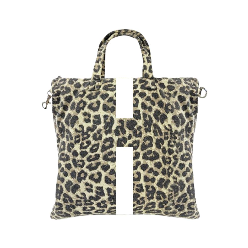 ZAINO BAG CANVAS MACULATO BANDA CLASSICA