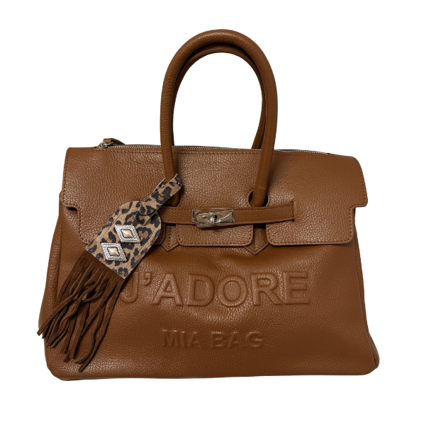 BORSA DUE MANICI J'ADORE PELLE