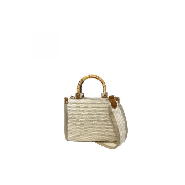 MINI RAFFIA TOTE BAG