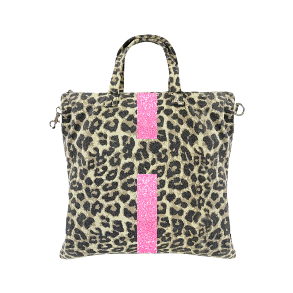ZAINO BAG CANVAS MACULATO BANDA CLASSICA