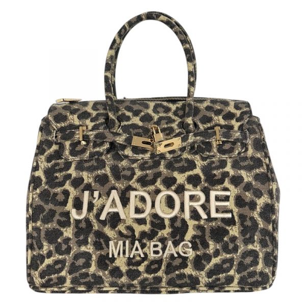 BORSA DUE MANICI J'ADORE CANVAS