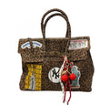 SUEDE TWO-HANDLE NY BAG