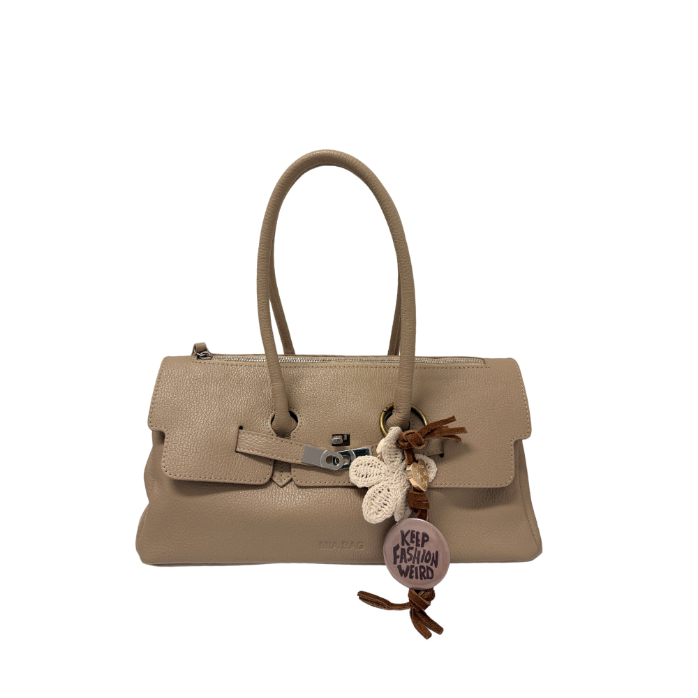 LEATHER SHOULDER BAG