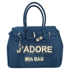 BORSA DUE MANICI J'ADORE CANVAS