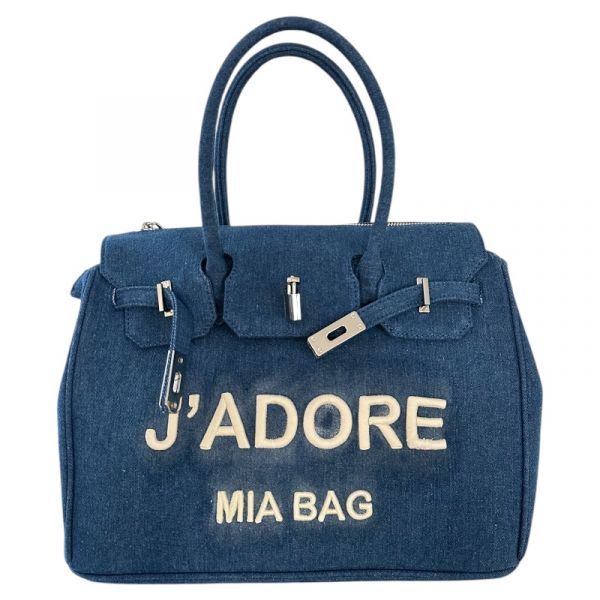 BORSA DUE MANICI J'ADORE CANVAS