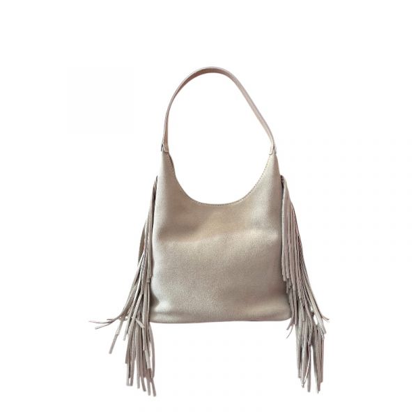 GILDA MINI FRANGE CAMOSCIO