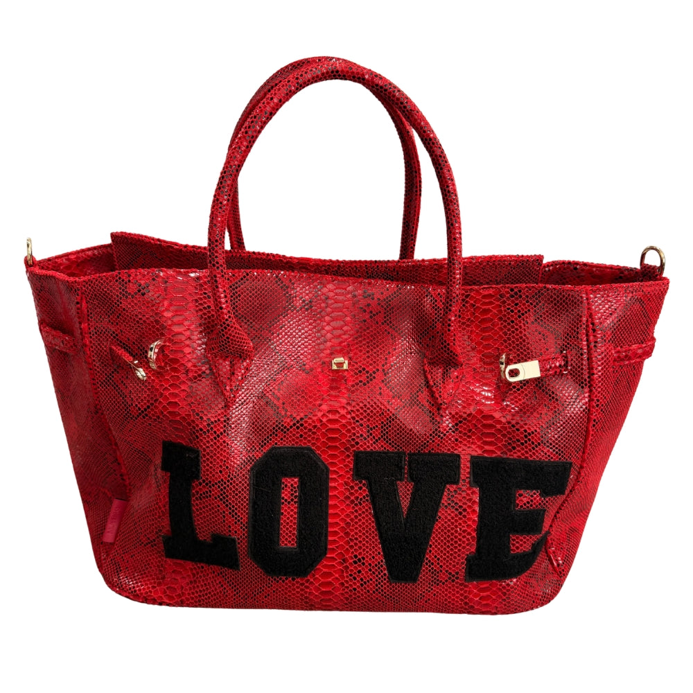 MAXI BORSONE PITONATO LOVE