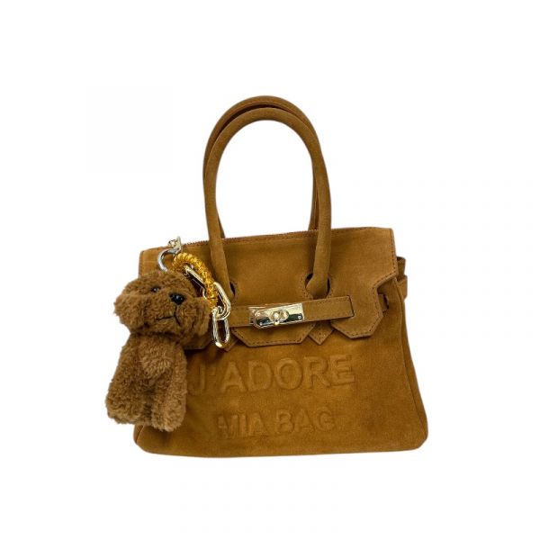 BORSA MINI J'ADORE CAMOSCIO