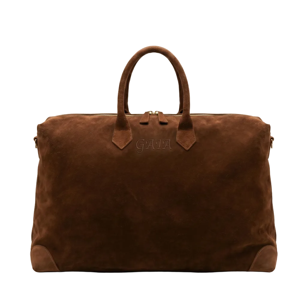 SUEDE WEEKEND BAG