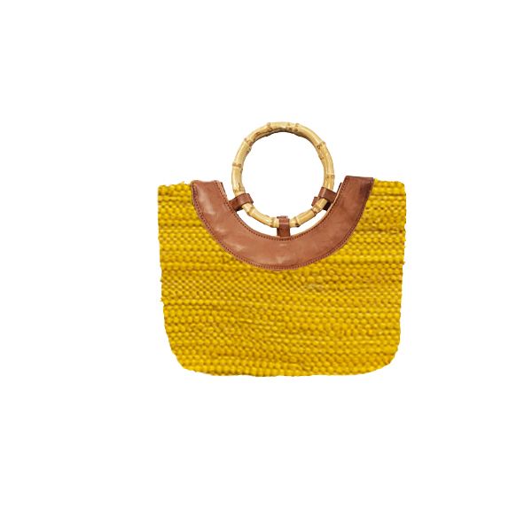 SHOPPING BAG MINI MANICO TONDO BAMBOO