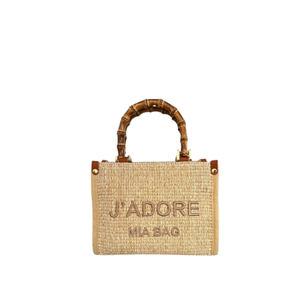 TOTE BAG MINI RAFFIA J'ADORE