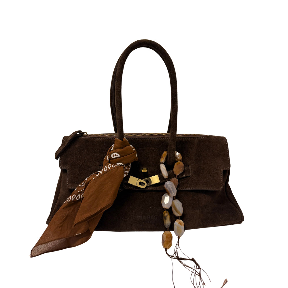 SHOULDER BAG CAMOSCIO