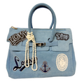 DIVA SUEDE TWO-HANDLE BAG