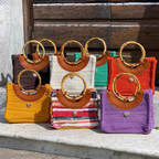 SHOPPING BAG MINI MANICO TONDO BAMBOO