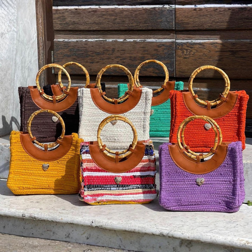 SHOPPING BAG MINI MANICO TONDO BAMBOO