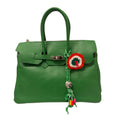 BORSA DUE MANICI PELLE