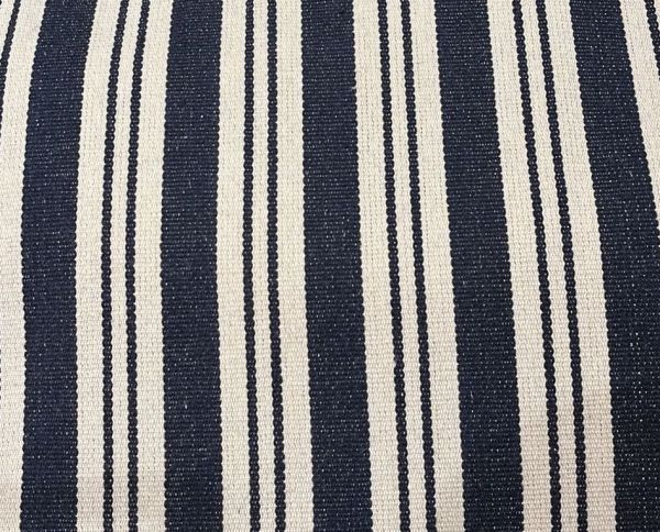 STRIPED CANVAS WEEKEND BAG