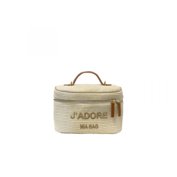VANITY CASE RAFFIA J'ADORE
