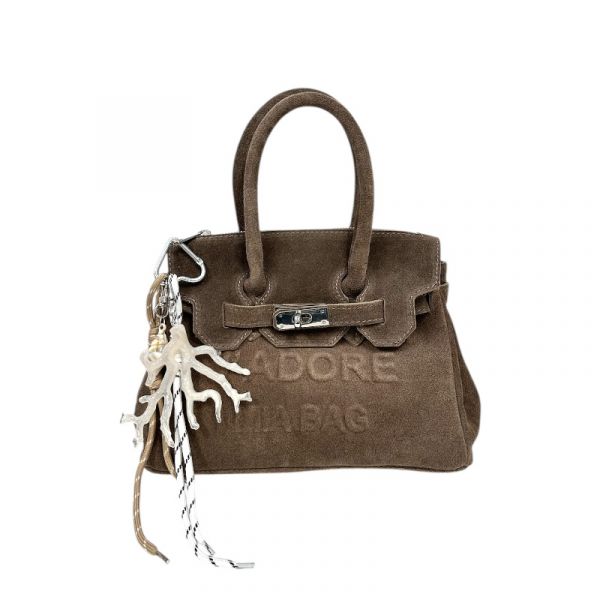 BORSA MINI J'ADORE CAMOSCIO