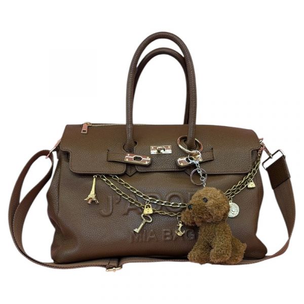 BORSA DUE MANICI J'ADORE PELLE