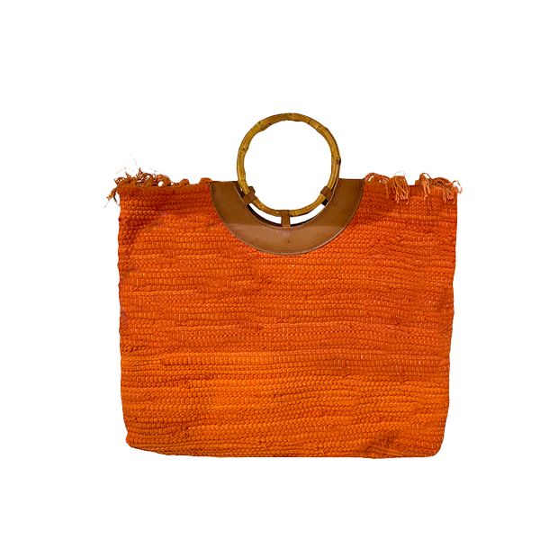 SHOPPING BAG GRANDE MANICO TONDO BAMBOO