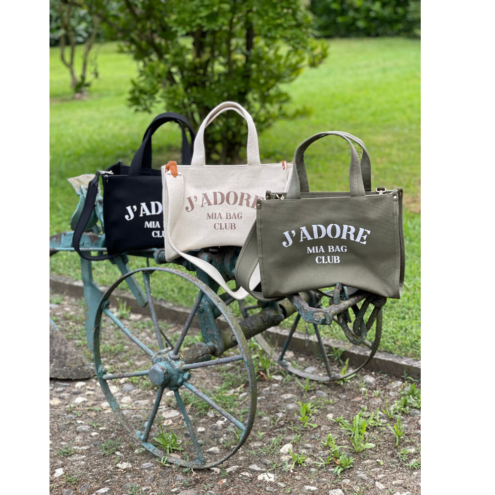 TOTE BAG J'ADORE CANVAS