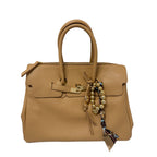 BORSA DUE MANICI PELLE