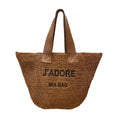 SHOPPING BAG GRANDE STRAW PAPER J'ADORE