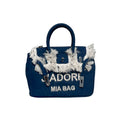 BORSA MINI J'ADORE CANVAS CON NAPPINE