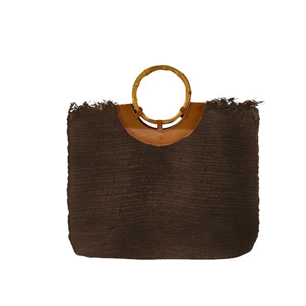 SHOPPING BAG GRANDE MANICO TONDO BAMBOO