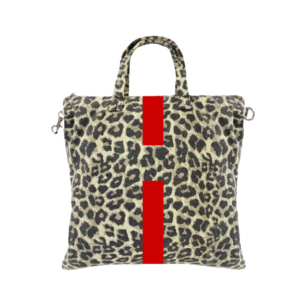 ZAINO BAG CANVAS MACULATO BANDA CLASSICA