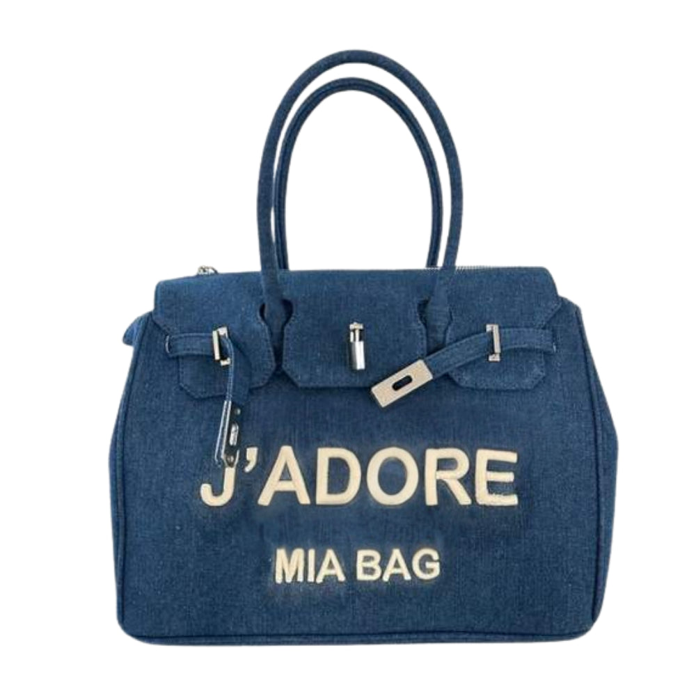 J'ADORE CANVAS TWO-HANDLE BAG