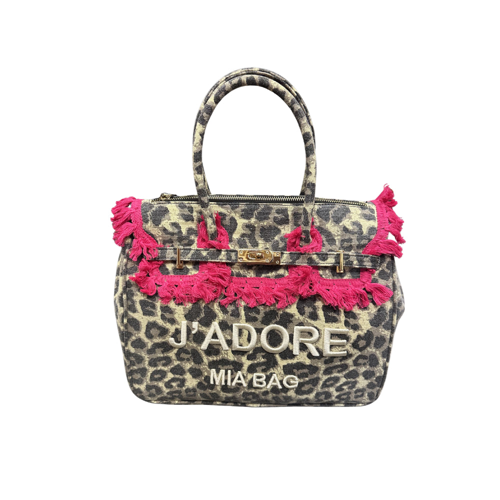 BORSA MINI J'ADORE CANVAS CON NAPPINE
