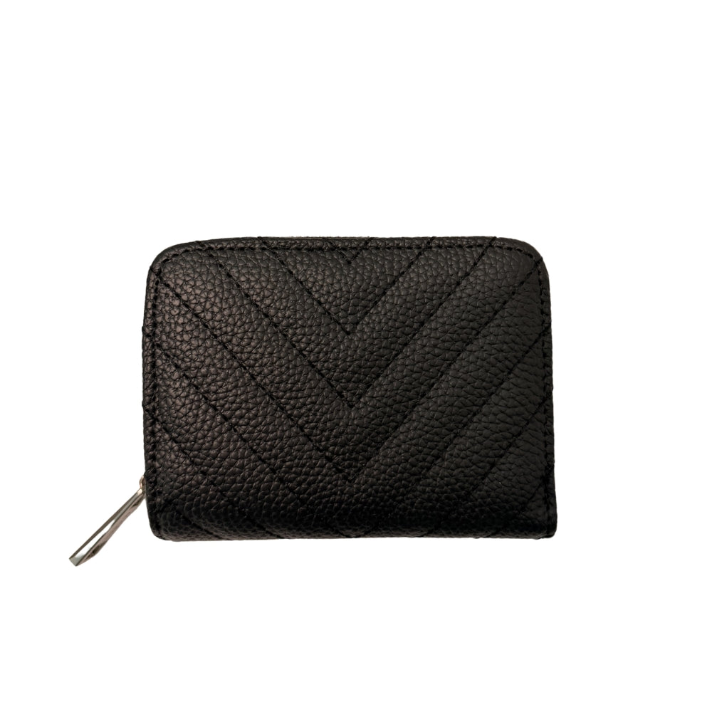 QUILTED LEATHER MEDIUM WALLET