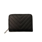 QUILTED LEATHER MEDIUM WALLET