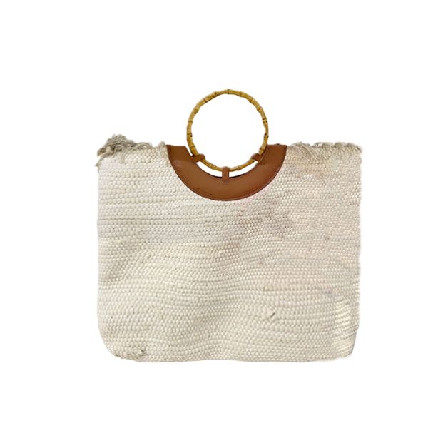 SHOPPING BAG GRANDE MANICO TONDO BAMBOO
